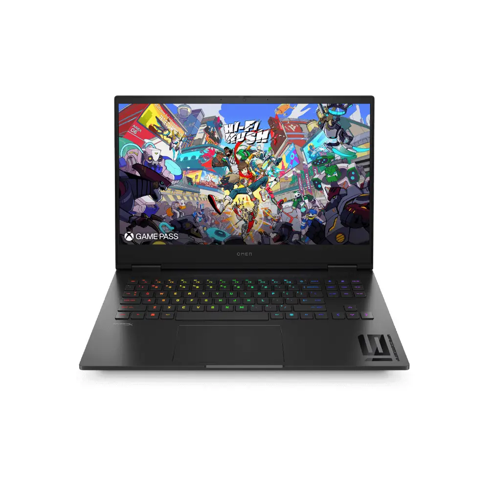 HP Omen Slim 16-AN0027 Core Ultra 5-225H 1TB SSD 16GB 16" WUXGA (1920x1200) Nvidia RTX 5050 8192MB Shadow Black RGB Backlit Keyboard Win11 - Gaming Laptop