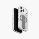 UNIQ iPhone 17 Pro Heldro Air Slim FlexGrip Clear Case with MagSafe