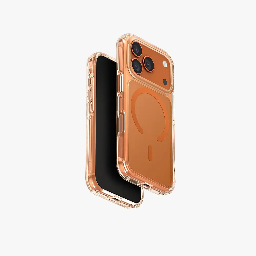 UNIQ iPhone 17 Pro Max LifePro Xtreme Anti-Fingerprint Slim Hybrid Case with MagSafe