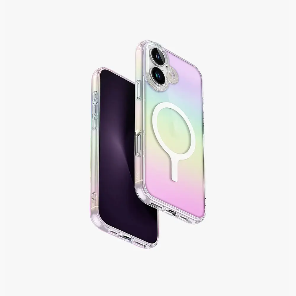 UNIQ iPhone 16 Iridescia Holographic Protective Case with MagSafe