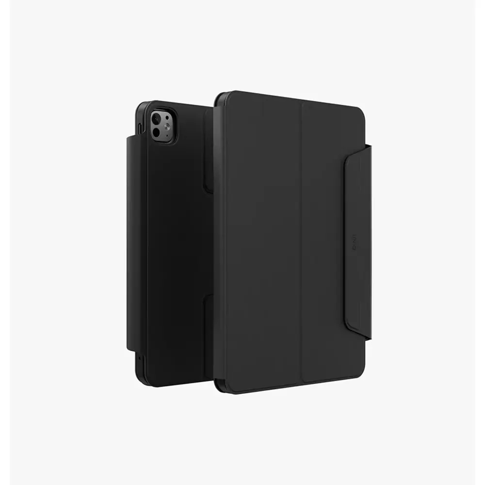 UNIQ iPad Pro 13" (M4) Rovus SnapMount Magnetic Disc for Versatile 360º Rotation Black Case 