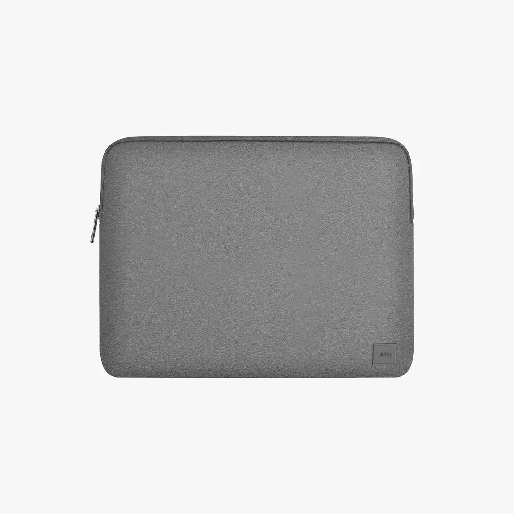 UNIQ Laptop Sleeve 16" Cyprus Smooth Neoprene Water-Resistant Marl Grey Bag