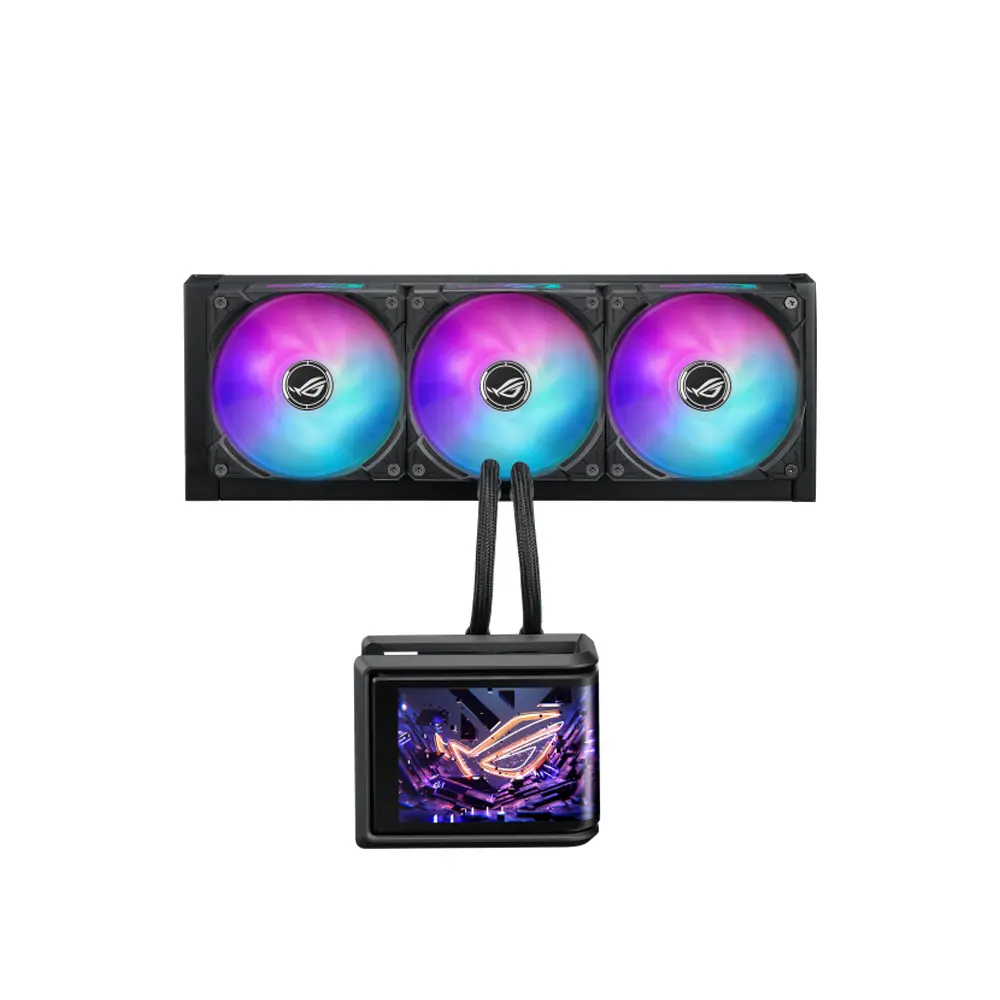 Asus ROG Ryuo IV SLC 360 ARGB All In One CPU Cooler with AMOLED Display 360mm - Black Liquid Cooler