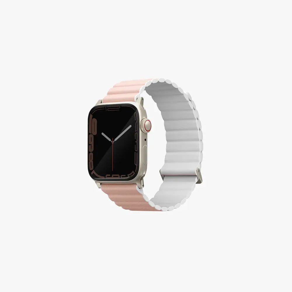 UNIQ Apple Watch Band Revix Magnetic Premium Reversible Leather Strap (49/46/45/44MM)