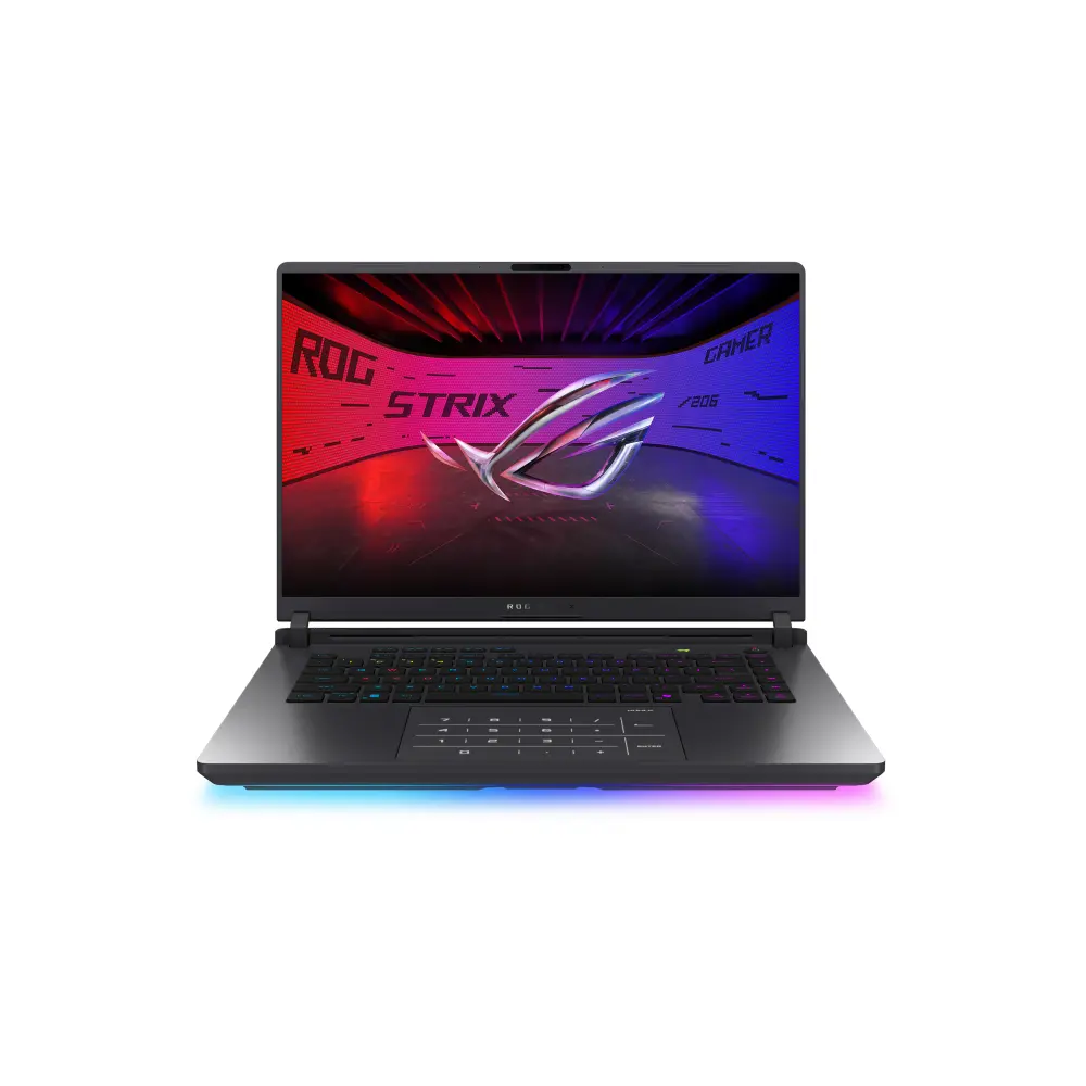 ASUS ROG Strix G16 Intel i7-14650HX 16GB RAM 1TB SSD 16” WUXGA FHD+(1920x1200) Nvidia RTX 5060 8GB DDR7 Backlit Chiclet Keyboard 4-Zone RGB, Aura Sync Light Bar, 165Hz, 3ms, Win11 Home Black - Gaming Laptop (EN Keyboard)