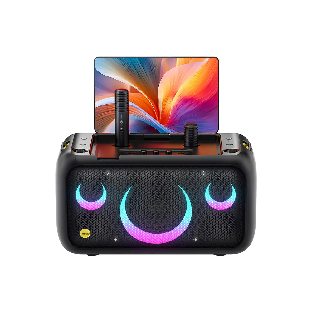 Ikarao Break X1 Karaoke Speaker 13.3" Wireless Rechargeable Mic.