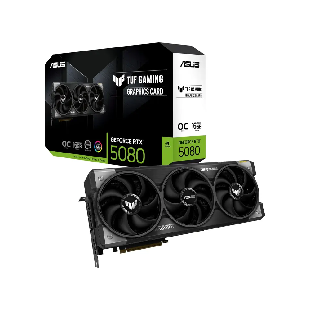 Asus TUF Gaming GeForce RTX 5080 16GB GDDR7 OC Edition 256Bit Black - Graphic Card