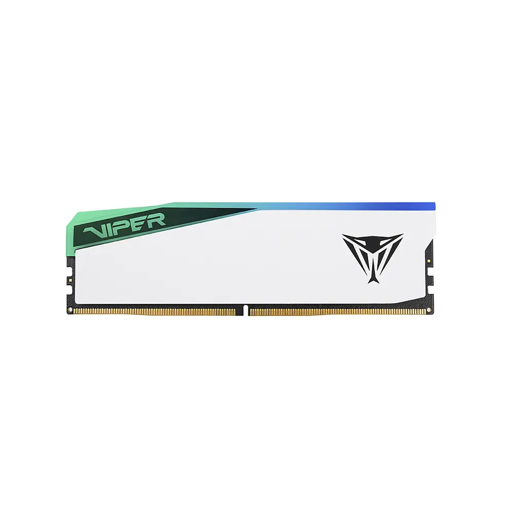 Patriot Viper Elite 5 16GB (1x16GB) DDR5 6000MHz CL30 RGB White Gaming Ram
