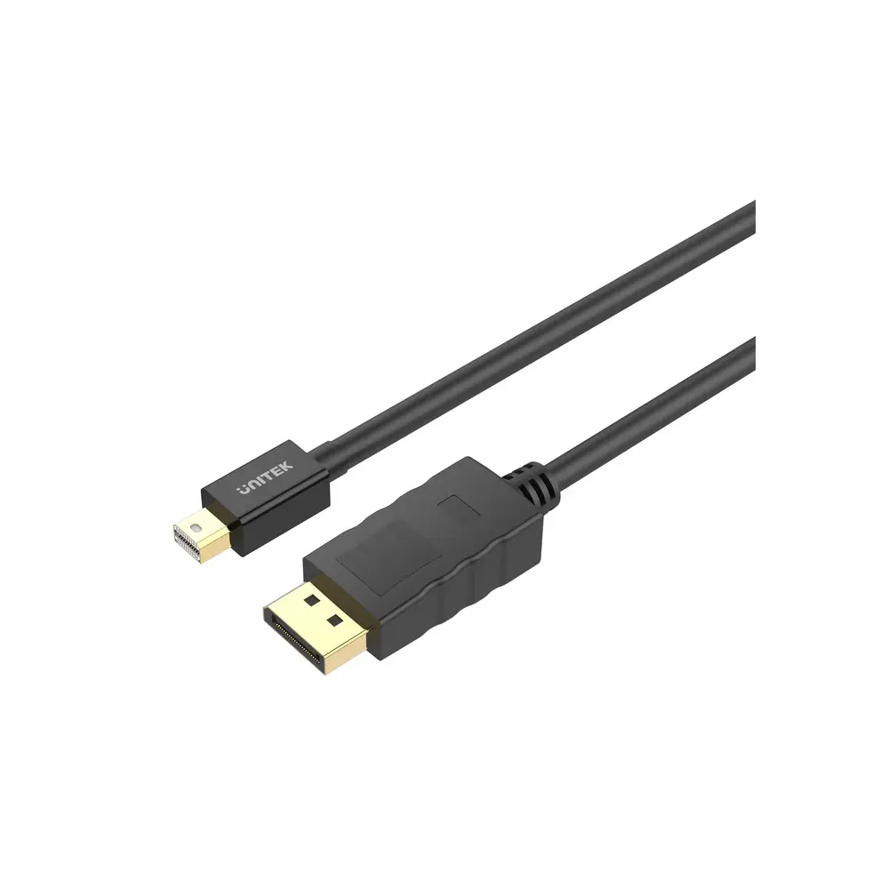 UNITEK 4K 60Hz Mini Display Port to Display Port 1.2 Cable 1440p@144Hz, 1080p@240Hz 3m (Y-C612BK)