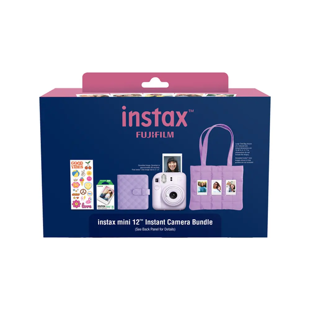 Fujifilm Instax Mini 12 Instant Camera Holiday Bundle 2025