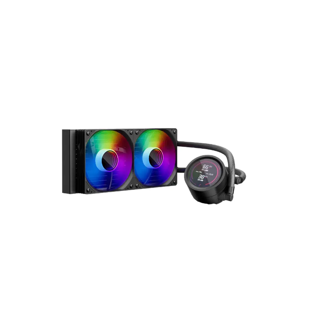 1stPlayer TS4 240mm aRGB CPU liquid Cooler - Black