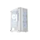 1stPlayer H6 Middle Tower White Gaming ATX Case (4 Fan Inside, Support 8 Fans)