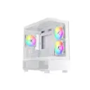 1stPlayer Mi5(MiKU) Middle Tower White Gaming ATX Case (3 Fan Inside, Support 9 Fans)