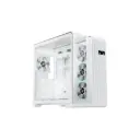 1stPlayer RT7 Middle Tower White Gaming ATX Case (4 Fan Inside, Support 7 Fans)
