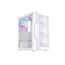 1stPlayer Trilobite(T7-P) Middle Tower White Gaming ATX Case (4 Fan Inside, Support 7 Fans)