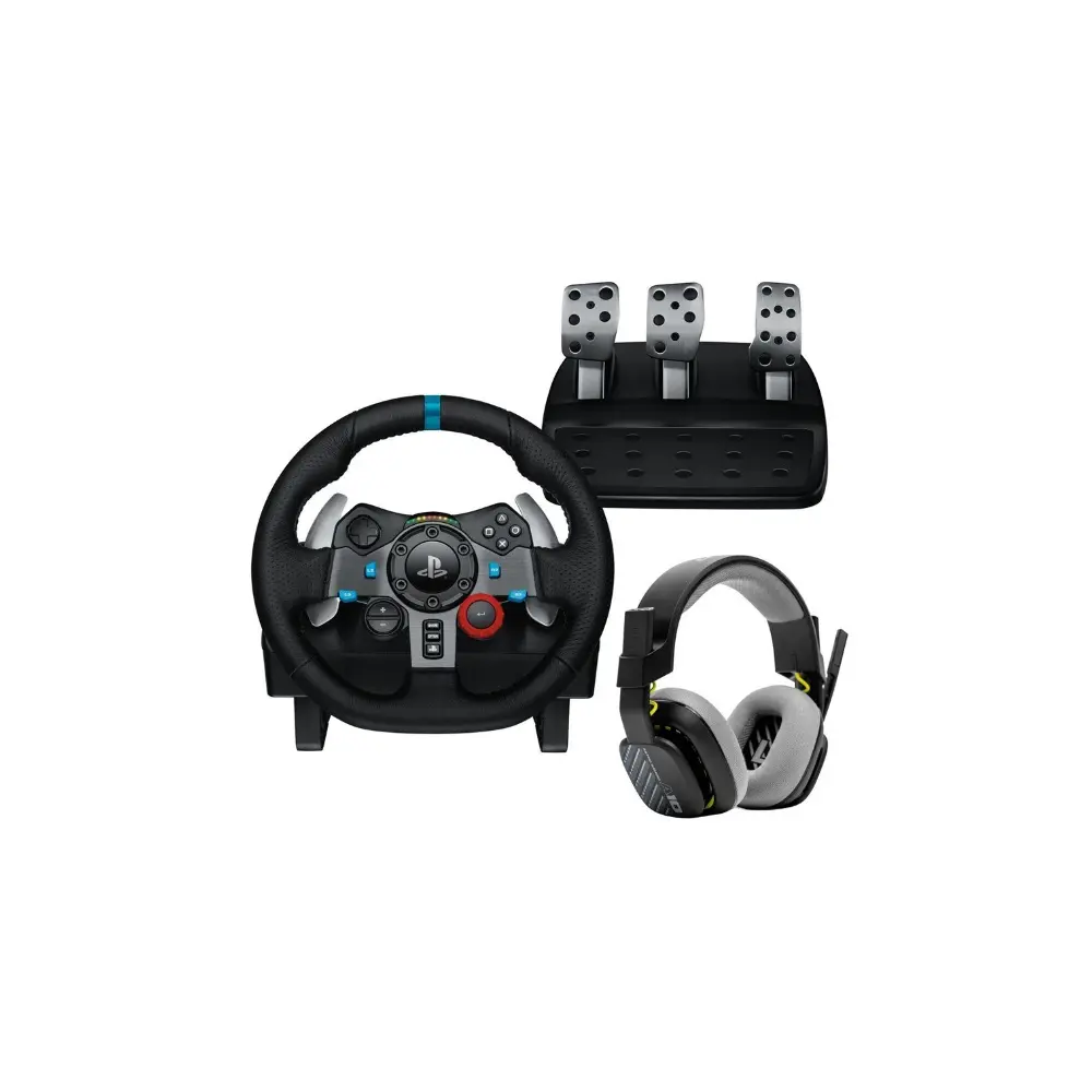 Logitech G29 Racing Wheel & Pedal & Astro A10 Headset - Bundle