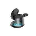 Wiwu Flow 5 in 1 (Phone/Earbuds, Watch Charger, 5W Speaker, Light) MagSafe Dynamic Multi-Color Ambient Light Charger Black Stand (W039)