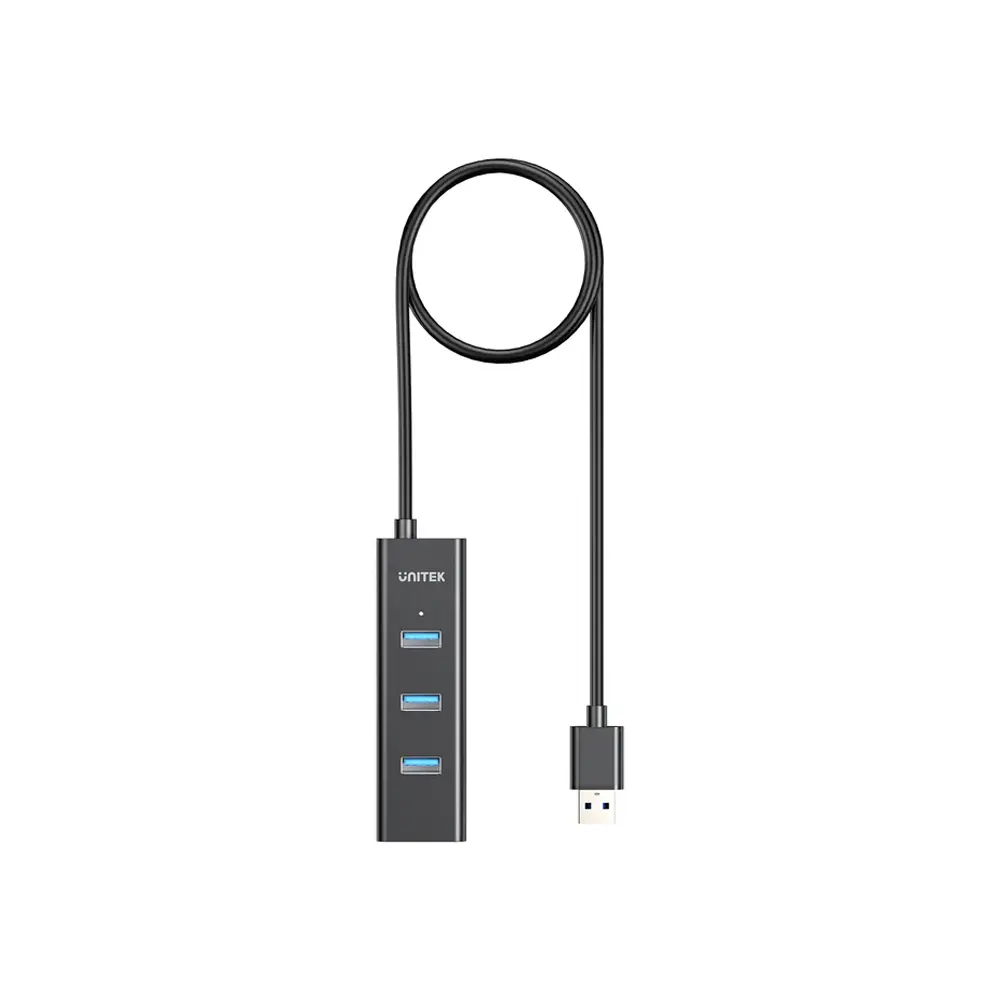 Unitek 4-in-1 USB-A 5Gbps, High Speed Transfer, Universal Compatibility, Plug & Play - USB Hub
