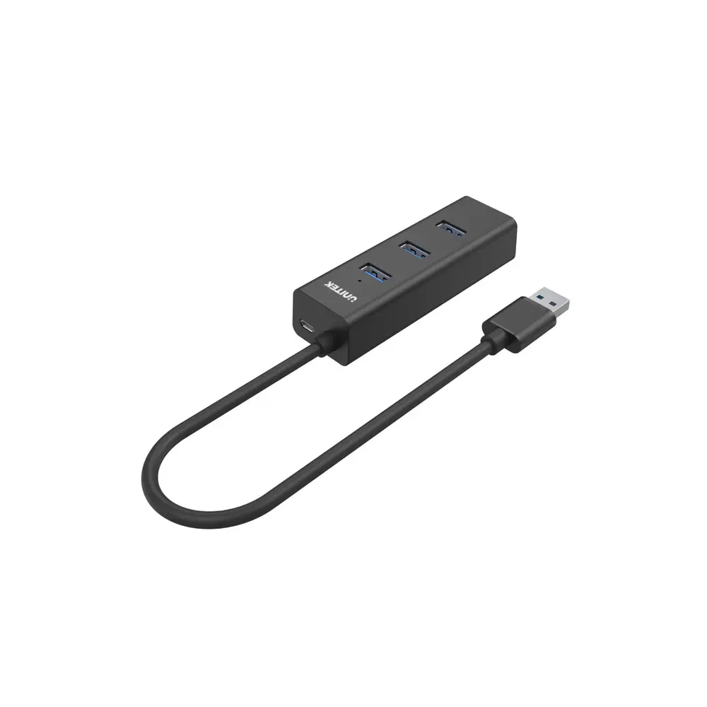 Unitek 4 Ports Powered USB 3.0, Optional Micro USB power port, BC1.2 Charging Technology included - USB Hub