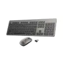 Unitek SlimDuo 2.4GHz Wireless Keyboard and Mouse Combo, Silent Keyboard, 800/1200/1600 DPI Mouse (EN Keyboard)