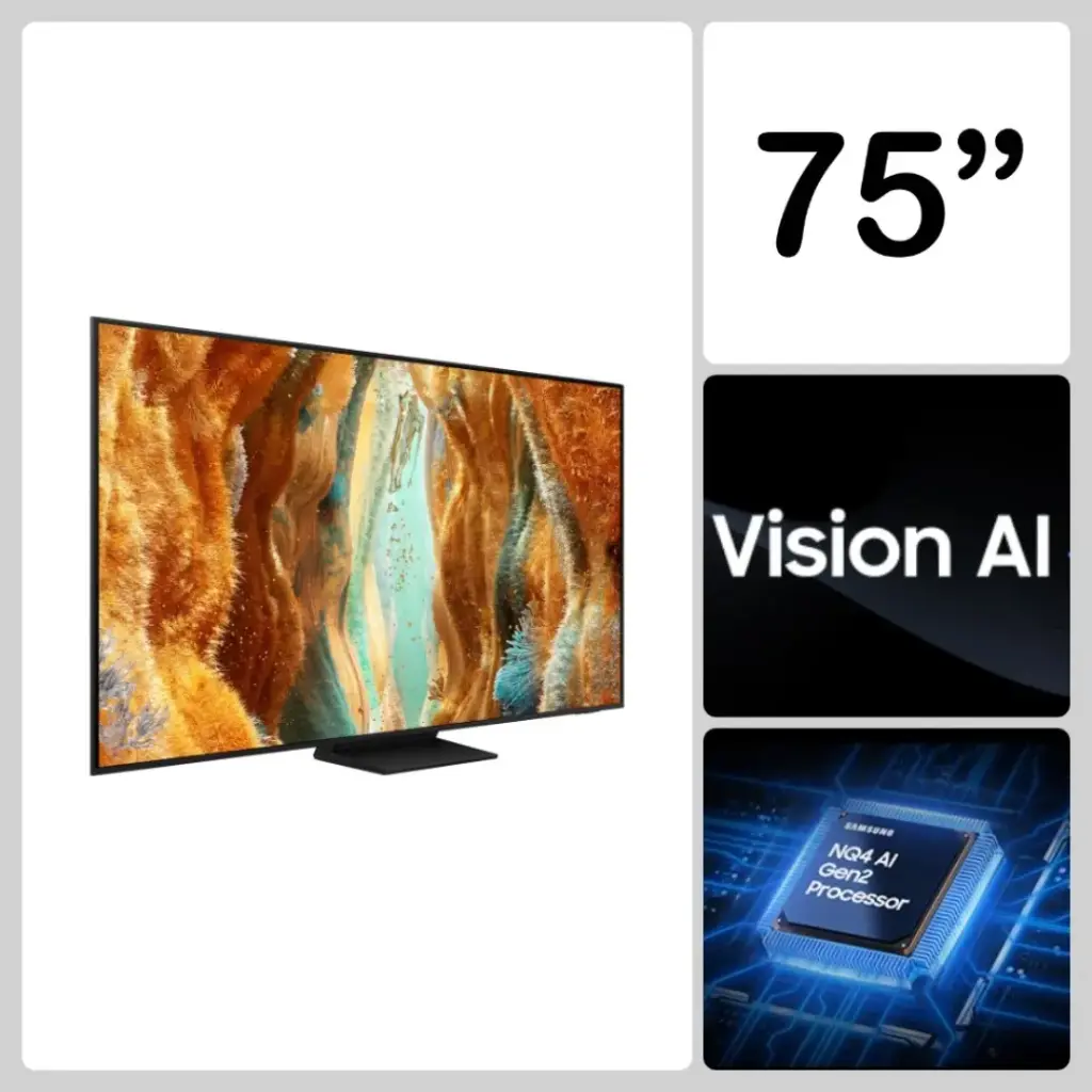 Samsung 75" Neo QLED QN70F 4K Samsung Vision AI Smart TV (2025)