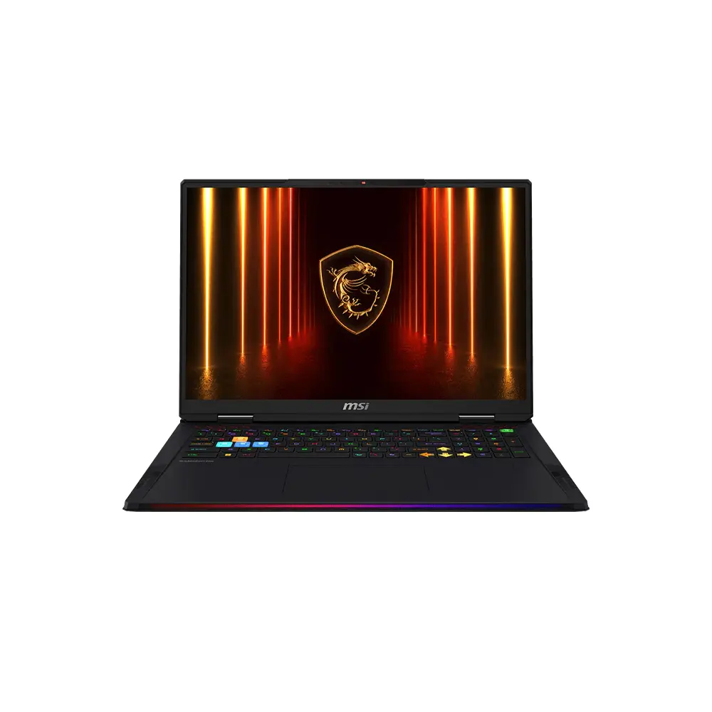 MSI RAIDER 18 HXAI A2XWIG-420 Ultra 9-285HX 18" QHD+ (2560x1600) 240Hz 32GB, 1TB SSD Nvidia RTX 5080 16GB GDDR7 Win11 Core Black RGB Backlit Keyboard - Gaming Laptop