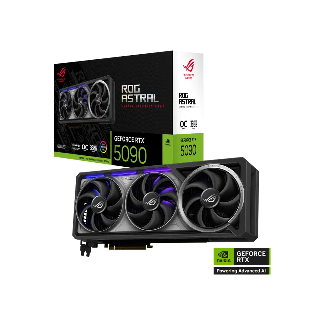 Asus ROG Astral RTX 5090 32GB DDR7 OC Edition ARGB 512Bit - Graphic (Fairly Used)