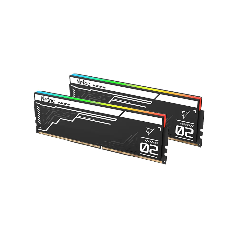 Netac Shadow II RGB 32GB (16GBx2) 5600MHz DDR5 - Black PC RAM