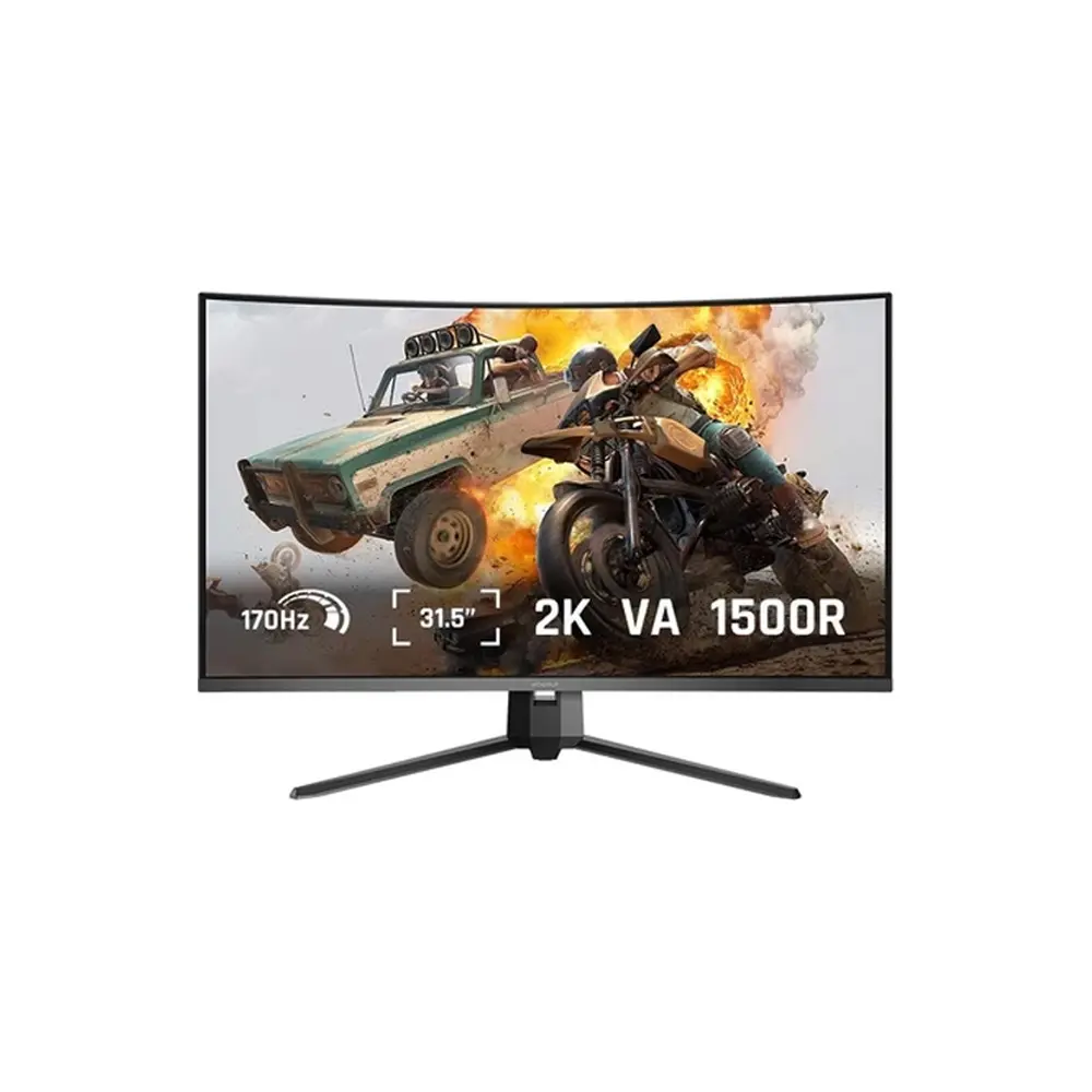 Koorui G3221SC 31.5" 2K (2560x1440) 170Hz, 1ms VA Panel Black Curved Gaming Monitor