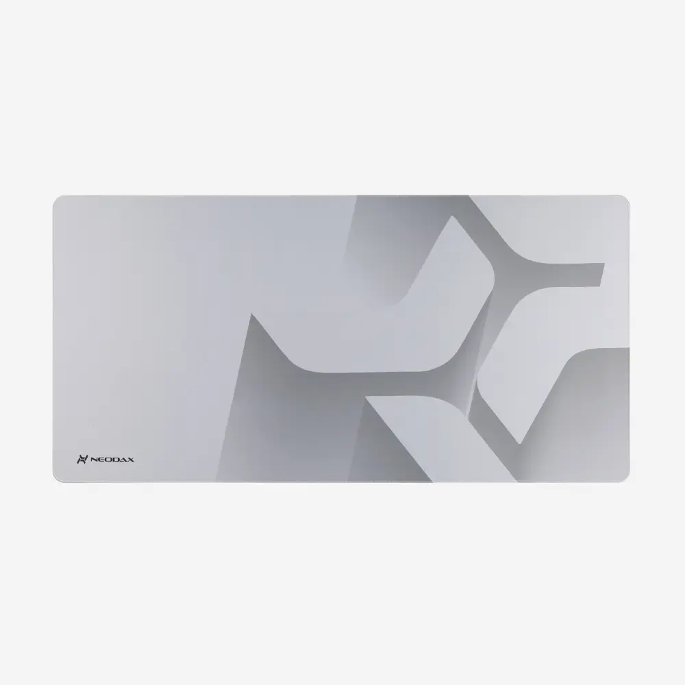 Neodax MaxPad XL 900x450 Professional Workstation Mat & Gaming White Keyboard-Mouse Pad (3mm Thickness)