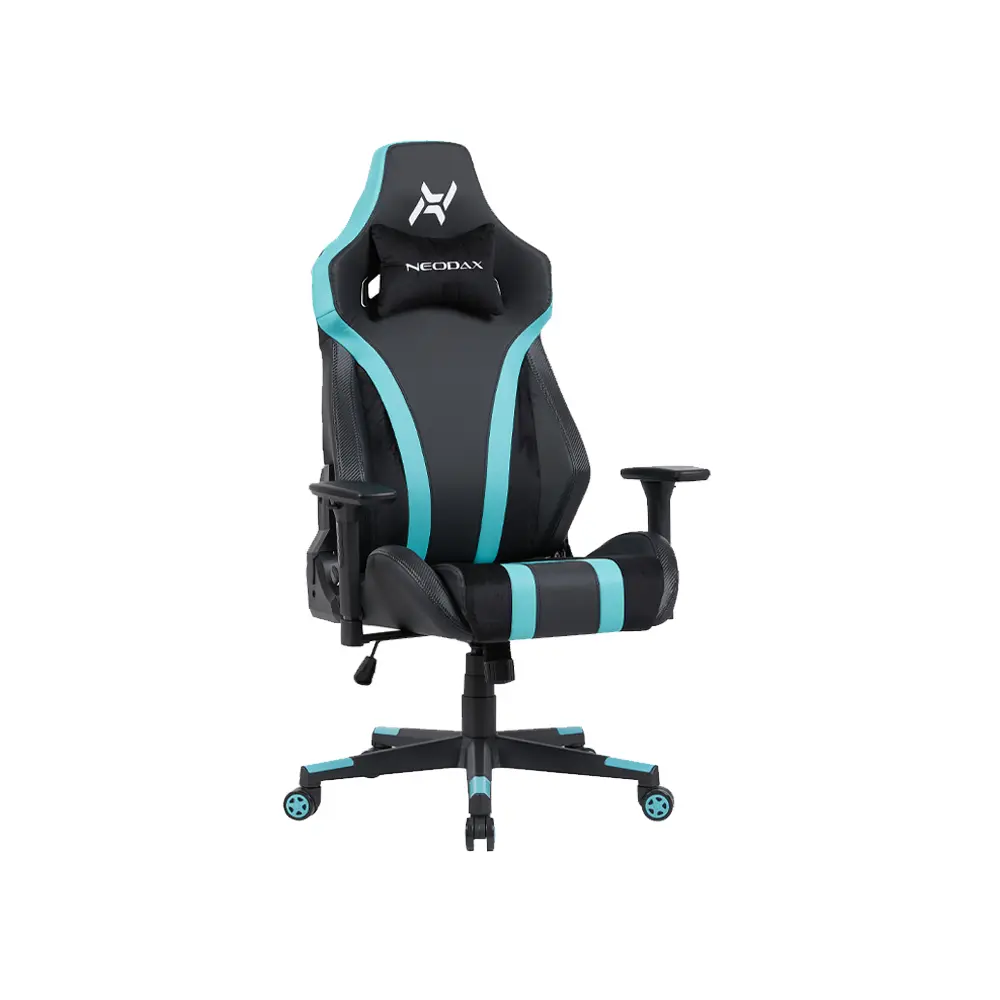 Neodax Nexus Neck Pillow Black/Neon Blue Gaming Chair