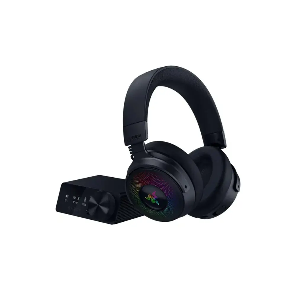 Razer Kraken V4 Pro OLED Control Hub Wireless Black Gaming Headset 