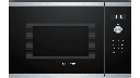 BOSCH BFL554MS0 Serie | 6 Built-In Microwave 59x38cm Grilled Microwave oven steel with 3 different heating programs and 5 stages