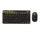 Logitech MK240 Turkish Q Black/Yellow Wireless Keyboard + Mouse Set