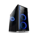 Rampage Thunder Pro Black Usb 3.0 * 2 RGB Fan Tempered Glass Gaming Case