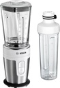 BOSCH MMBM7G2M Mini blender VitaStyle Mixx2Go Stainless steel 350W Silver 2-stage speed adjustable Ready to Go Sports Bottle Ice crushing
