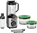 BOSCH MMBV625M Vacuum blender 1000W Silver Variable Speed ​​and Pulse Function Ice Crushing