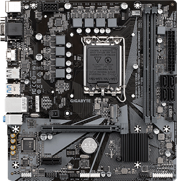 Gigabyte H610M H V2 DDR4 Motherboard Intel LGA 1700 mATX