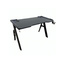 AOR H2-7 RGB Black Gaming Desk - Without Installation (1400*600*730mm)
