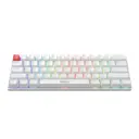 Marvo KG933G WH Saber 61 Key Wired Mechanical RGB Blue/Red Switch White Gaming Keyboard