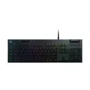 Logitech G815 LIGHTSYNC RGB Mechanical GL Clicky Switch Carbon Wired Black Gaming Keyboard