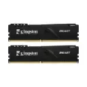 Kingston 16GB(2x8) Beast Black 3600mhz CL17 DDR4 Desktop Pc Ram (KF436C17BBK2/16TR)