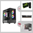 Blaze BL-506TiR Ryzen 5-7600, Nvidia GeForce RTX 5060 Ti 8GB Graphic Card, 16GB DDR5 RAM, 1TB NVMe SSD, ASUS PRIME A620M-K Motherboard | Mid-Range Gaming System