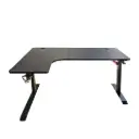 Adax EDGE L Max - Black Gaming Desk(Without Installation)