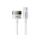 McDodo 140W USB-C to Magsafe 3 with LED 2m White Magnetic Cable