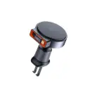 McDodo 15W Qi2 Magnetic Wireless Black Car Charger Built-in Retractable Cable (Qi2 Officially Certified)