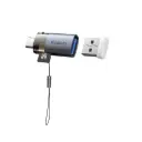 McDodo 2-in-1 USB-A to USB-C Transfer Adapter Built-in TF Card Reader with Lanyard