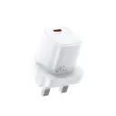 McDodo 20W 1A PD Fast Charger (UK) + C to C cable 1.2m White