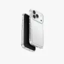 UNIQ iPhone 17 Pro LifePro Xtreme True Clarity Slim Hybrid Case with Curved AirLite Corners (Crystal Clear)