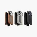 UNIQ iPhone 17 Pro Max Heldro Pro FlexGrip Leatherette Case with MagSafe